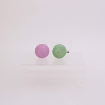 Různobarevné svíčky ve tvaru kuličky 5 ks