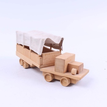 Nákladní auto dřevěné s plachtou