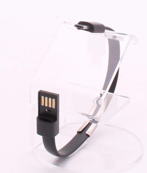 MicroUSB/USB kabel ve tvaru náramku