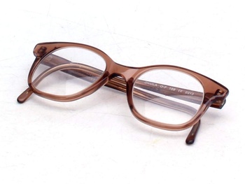Dioptrické brýle s hnědými obroučkami