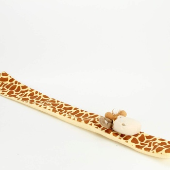 Plyšový šál s motivem žirafy
