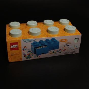 Zásuvkový box Lego 4006 tyrkyrsový