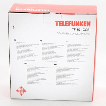 Pevný telefon Telefunken TF801EU0 
