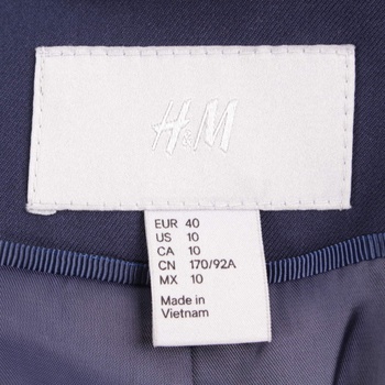 Dámský sakový komplet H&M tmavě modrý