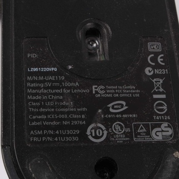Optická myš Lenovo M-UAE119 černá