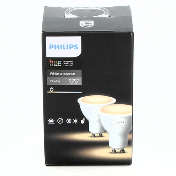 LED žárovky Philips GU10 Ambiance 5,5 W 2 ks