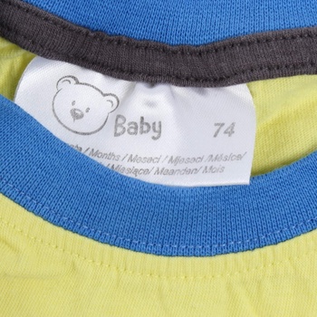 Dětské tričko Baby žluté s obrázkem