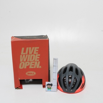 Cyklistická helma Bell šedá/červená 2021