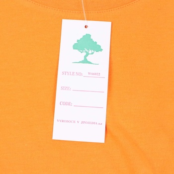 Dámské tričko Green Trees oranžové 