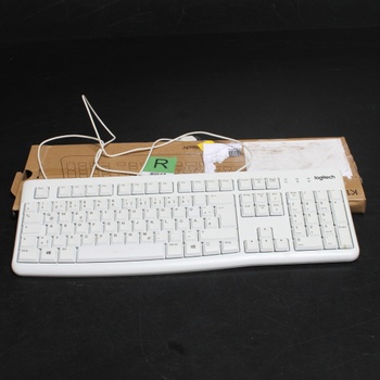 Kabelová klávesnice Logitech G K120, bílá