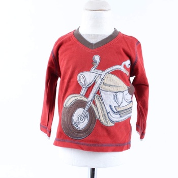 Chlapecké tričko George červené s motorkou