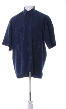 Pánská košile Versace modrá se vzorem