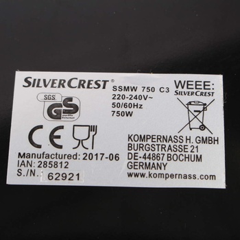 Multi toustovač SilverCrest SSMW 750 C3