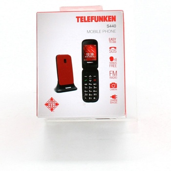 Telefon Telefunken S440 červený