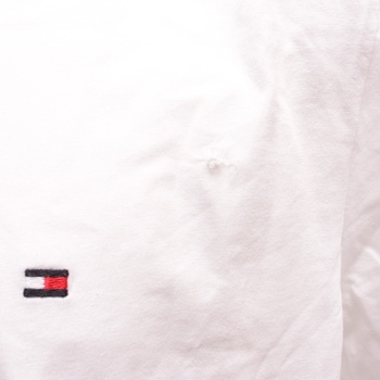 Pánské tričko Tommy Hilfiger V výstřih bílé