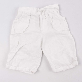 Dětské kalhoty Mini Mode bílé barvy