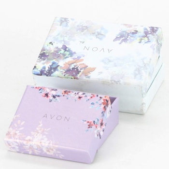 Dárkové krabičky Avon papírové s květinami
