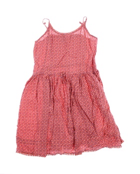 Dětské šaty George růžové s malými kytičkami