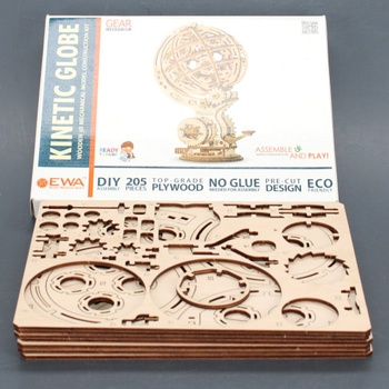 3D puzzle EWA Eco-Wood-Art globus