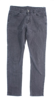 Pánské úzké džíny tmavě šedé