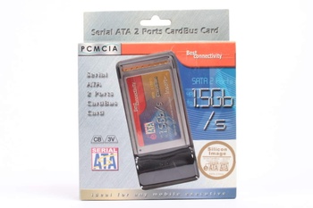 PCMCIA externí karta Axago Serial ATA 2 