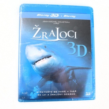 3D+2D Blu-ray Dokument Žraloci