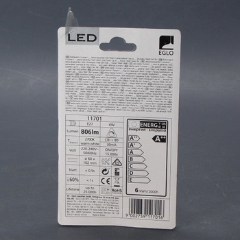 LED žárovka Eglo 11701 žlutá