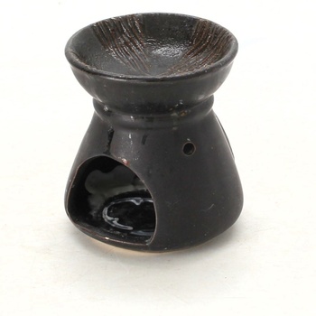 Keramická aroma lampa černé barvy