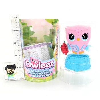Interaktivní hračka Owleez sovička růžová