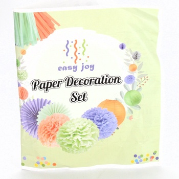 Papírová dekorace Easy Joy Pompom