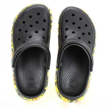 Pánské pantofle Hitmars černo-žluté