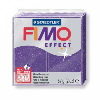 Fimo Staedtler Effect - fialová třpytky