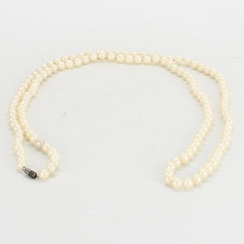 Náhrdelníky z korálků a umělých perel 2 ks