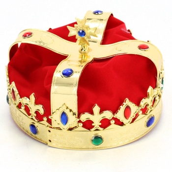 Kráľovská koruna Smiffys červená