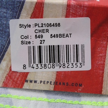 Dámské kalhoty Pepe Jeans pruhované
