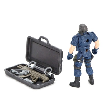 Figurka ozbrojeného policisty s výbavou