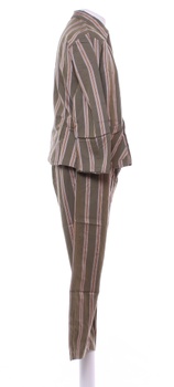 Pánské dlouhé pyžamo Šumavan hnědý proužek