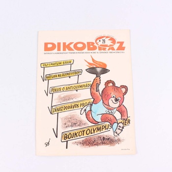 Sada satirických časopisů Dikobraz 1980