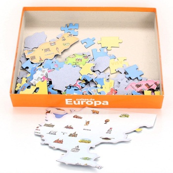 Dětské puzzle mapa Evropy Diset 68947