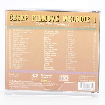 CD České filmové melodie 1 Kolektiv autorů