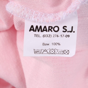 Dětské tričko Amaro růžové barvy