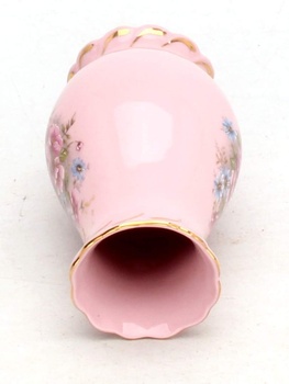 Váza z růžového porcelánu JPM Chodov