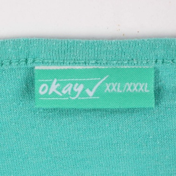 Dámské tričko Okay zelené s nápisem