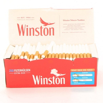 Cigaretové dutinky Winston 750 kusů