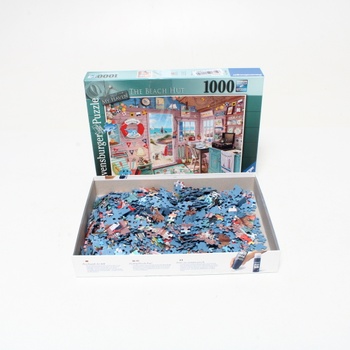 Puzzle 1000 Ravensburger, Plážová chata