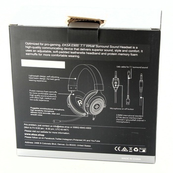 Herní sluchátka EKSA E900