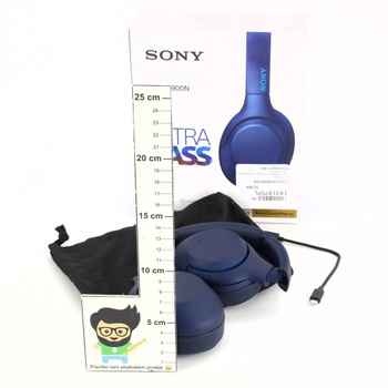 Sluchátka Sony WH-XB900N Extra Bass modrá