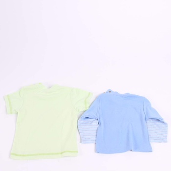 Dětské triko - 2 kusy: modré, zelené