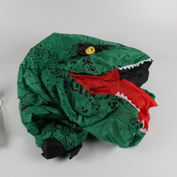 Nafukovací kostým zelený dinosaurus