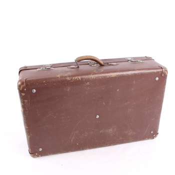 Cestovní kufr hnědý 64x38x18 cm